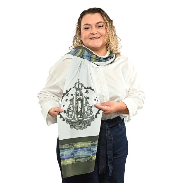 Lenco Escapulario Padroeira do Brasil -03 Lenco Escapulario Padroeira do Brasil -03